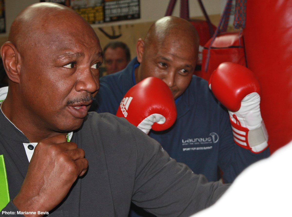 Iran Barkley Remembers Marvin Hagler image