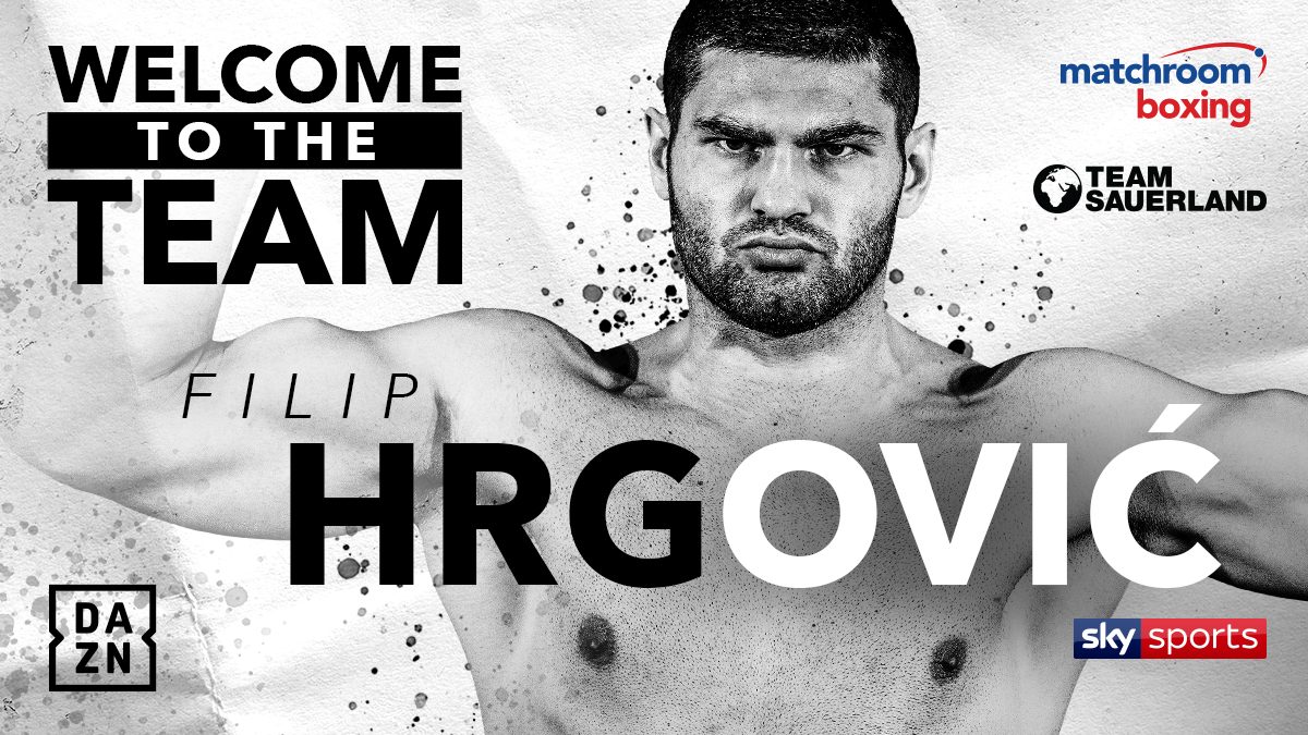 Filip Hrgovic Pens Co-promotional Deal With Matchroom Boxing And Team Sauerland To Fight Live On DAZN And Sky Sports Filip Hrgovic British Boxing Press Room