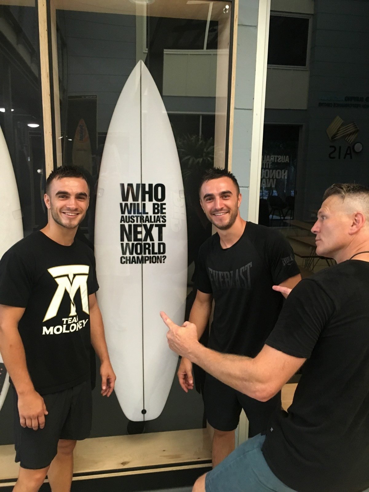 Moloney twins enter camp with Danny Green and Michael Clarke Andrew Moloney Jason Moloney Press Room