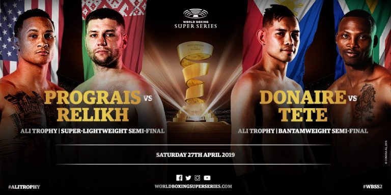 WBSS semi-finals: Prograis vs. Relikh & Donaire vs. Tete on April 27