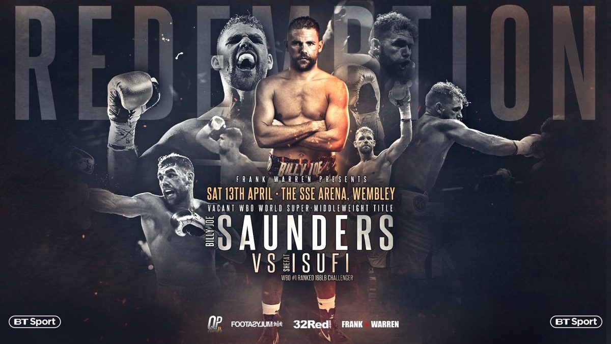 Saunders vs Isufi on April 13 in London Billy Joe Saunders Boxing News British Boxing
