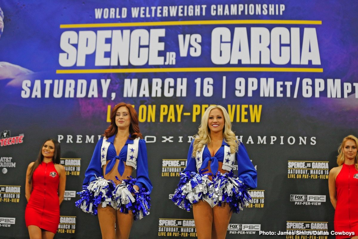 Weigh-in results: Errol Spence Jr. vs Mikey Garcia