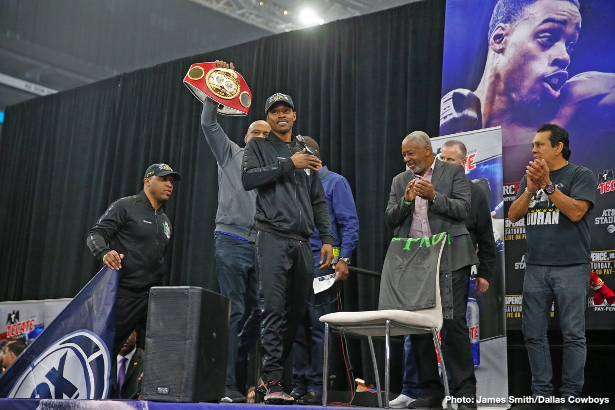 Weigh-in results: Errol Spence Jr. vs Mikey Garcia