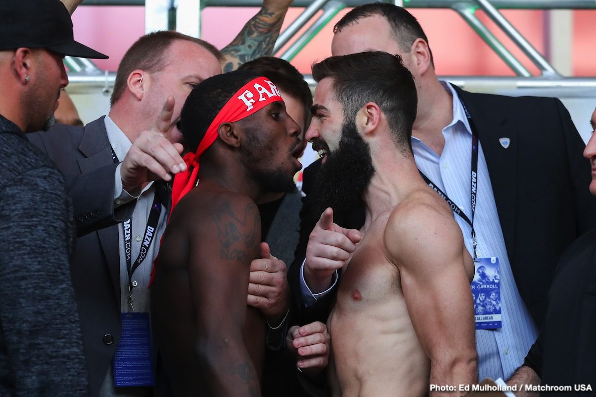 Tevin Farmer vs Jono Carroll: Weights, Photos, Videos & Live Stream Info