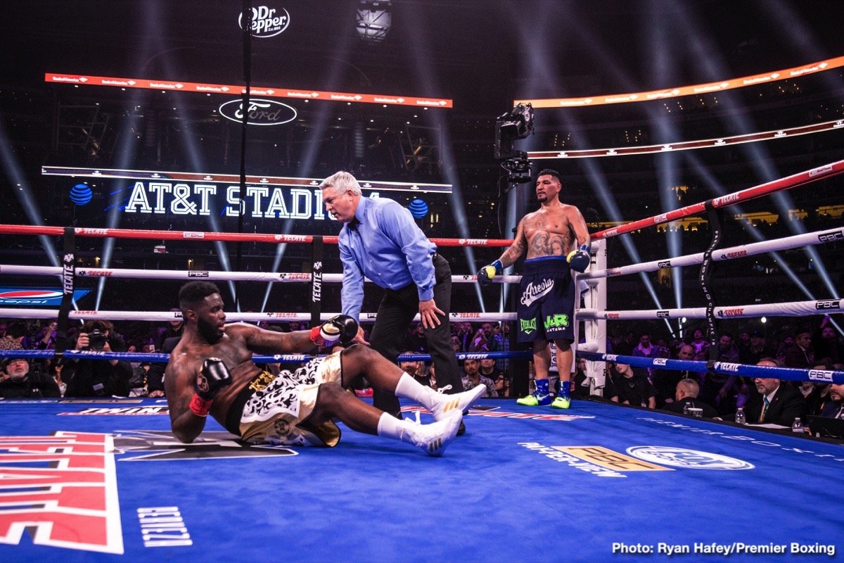 Chris Arreola Hammers Jean Pierre Augustin In Third-Round Stoppage Win: “I'm Title-Chasing Not Cheque-Chasing”