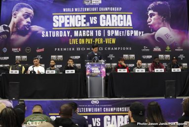 Charles Martin Chris Arreola David Benavidez Errol Spence Jr. J'Leon Love Jean Pierre Augustin Luis Nery Mikey Garcia Boxing News