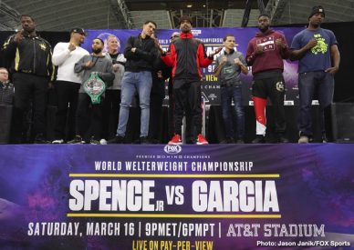 Charles Martin Chris Arreola David Benavidez Errol Spence Jr. J'Leon Love Jean Pierre Augustin Luis Nery Mikey Garcia Boxing News