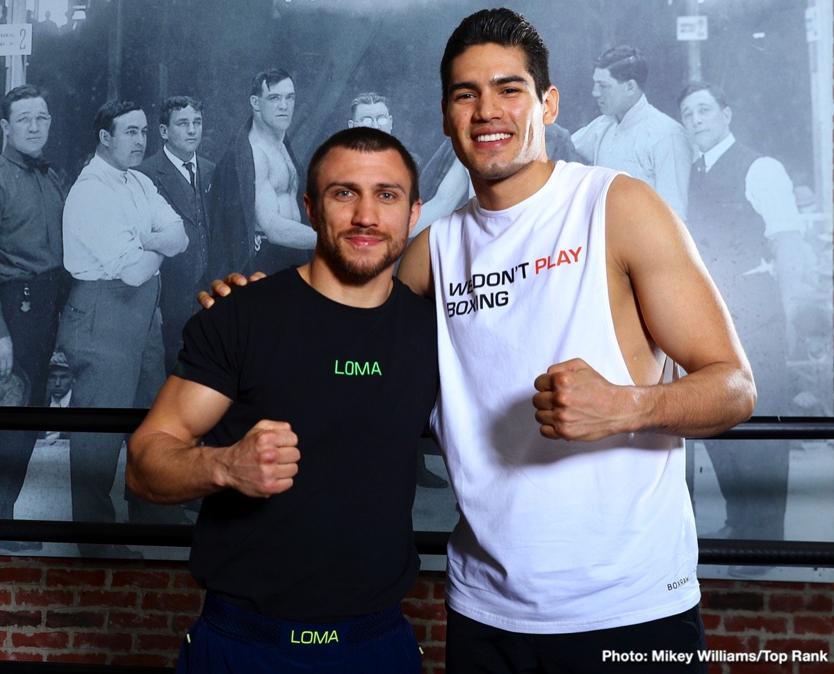 Lomachenko, ‘Zurdo’ Ramirez, Arum ESPN+ Media Workout Videos, Notes & Quotes