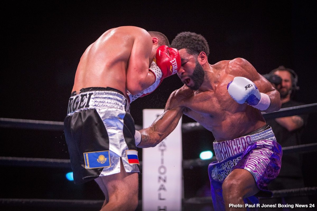 Boxing photo: Argenis Mendez, Lamont Peterson, Sergey Lipinets image RESULTS: Sergey Lipinets defeats Lamont Peterson