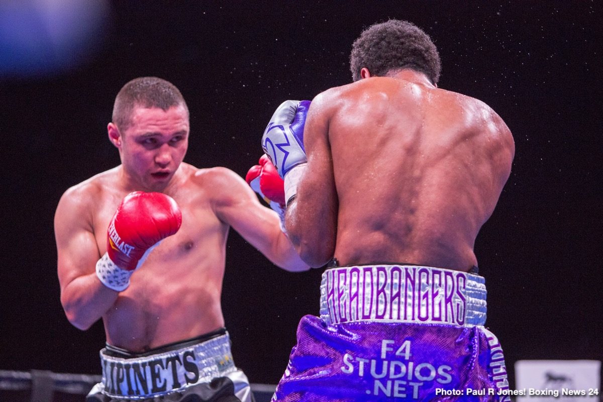 Boxing photo: Argenis Mendez, Lamont Peterson, Sergey Lipinets image RESULTS: Sergey Lipinets defeats Lamont Peterson