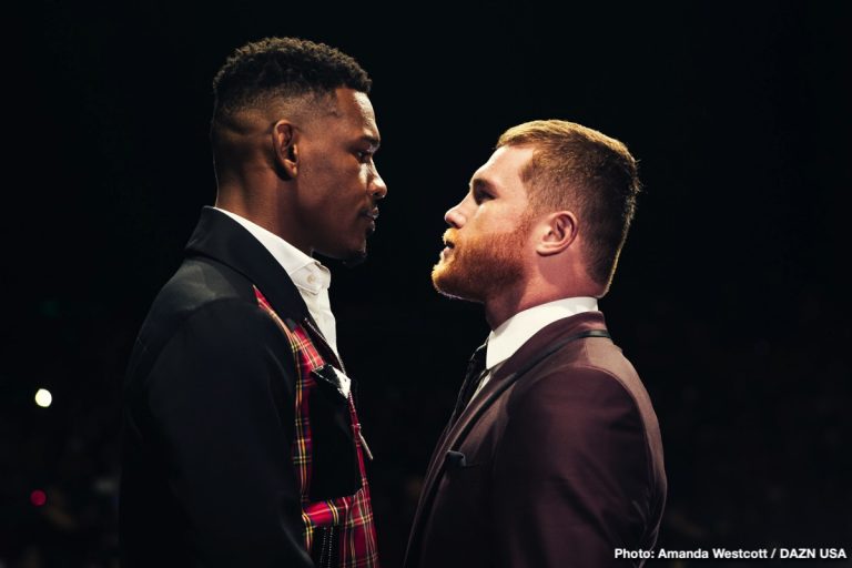 Canelo Alvarez vs. Daniel Jacobs Face Off shown live in theaters on May 4 in U.S