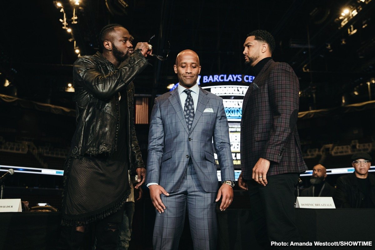 Deontay Wilder Says Dominic Breazeale Is A Mere “Nuisance” On His Road To Bigger Fights