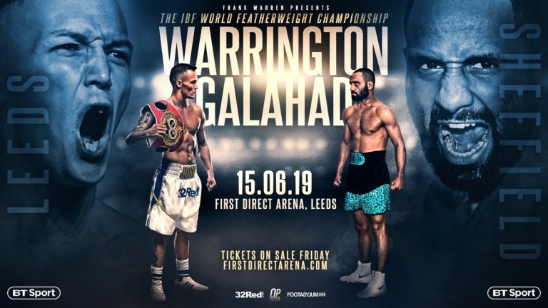 Warrington vs Galahad at the Leeds Arena on June 15th