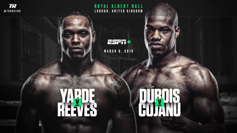 WATCH LIVE: Dubois vs. Cojanu & Yarde vs. Reeves on ESPN+ at 2:30 p.m. ET