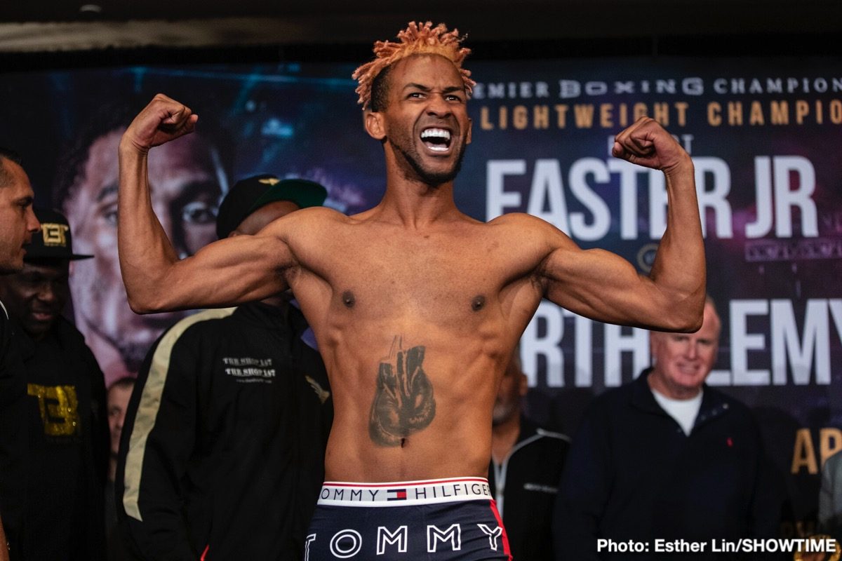Robert Easter Jr. & Rances Barthelemy Weigh In Results & Quotes