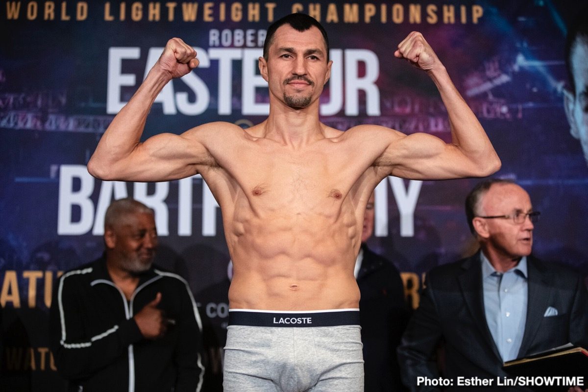 Robert Easter Jr. & Rances Barthelemy Weigh In Results & Quotes