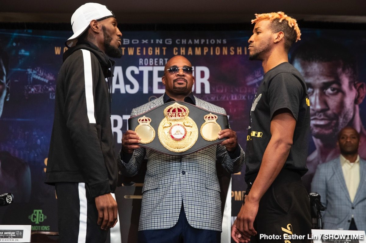 Robert Easter Jr. and Rances Barthelemy final quotes for Saturday on Showtime