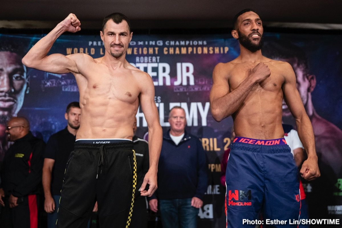 Robert Easter Jr. & Rances Barthelemy Weigh In Results & Quotes