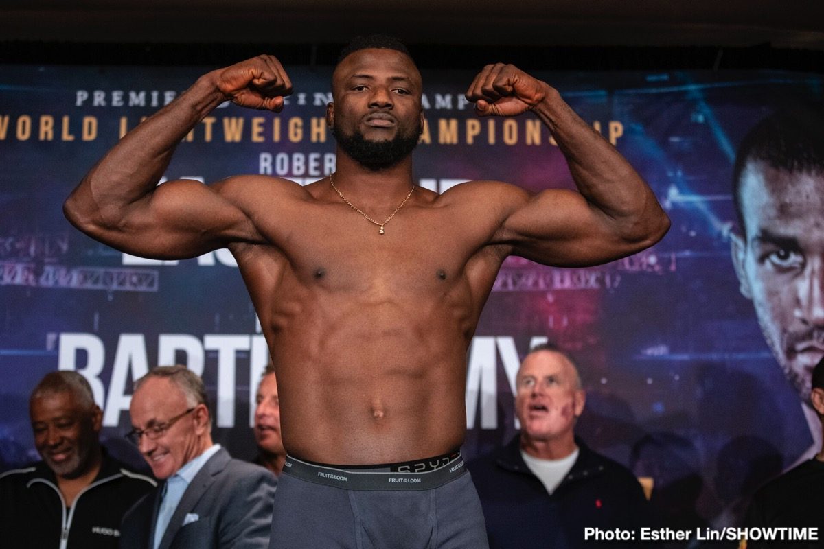Robert Easter Jr. & Rances Barthelemy Weigh In Results & Quotes