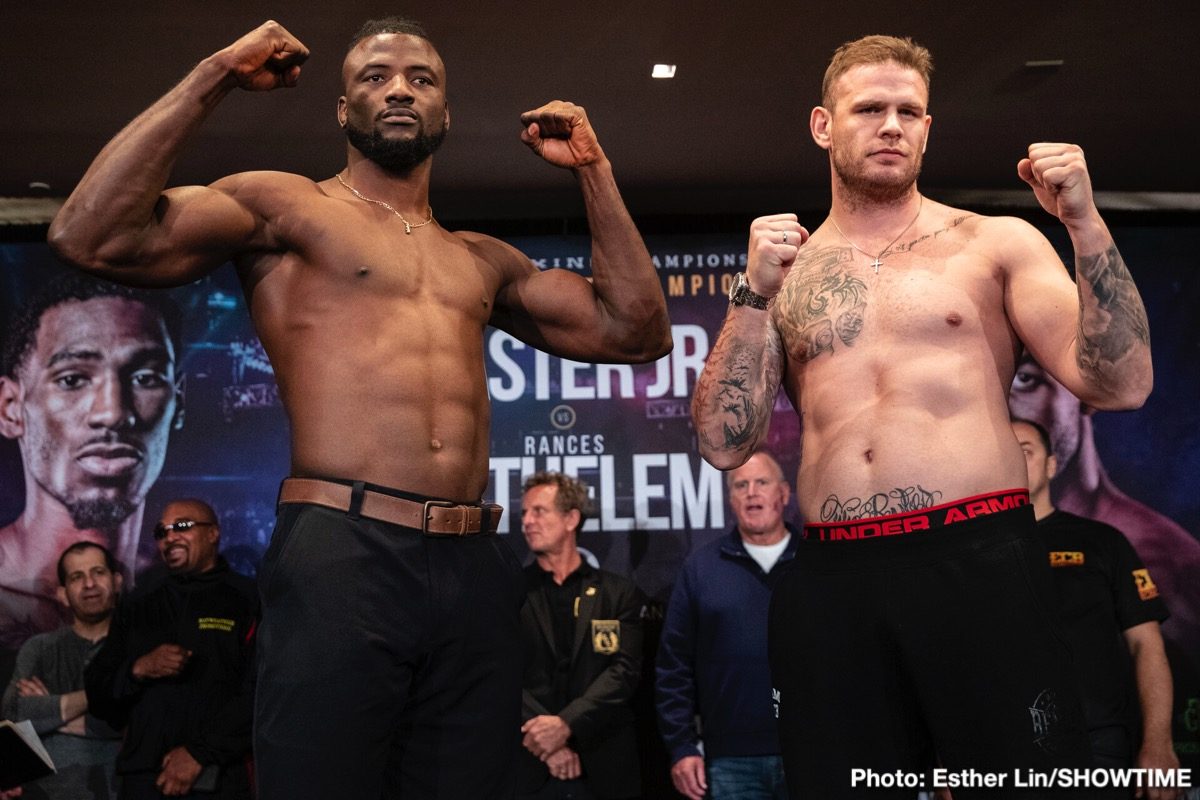 Robert Easter Jr. & Rances Barthelemy Weigh In Results & Quotes
