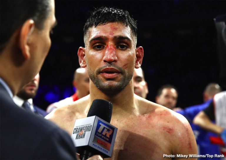 Slip sko medley overskud Amir Khan Says He May Have One Or Two More Fights; Still Feels He Can Beat  Pacquiao, Thurman, Garcia, Peterson - Boxing News 24/7