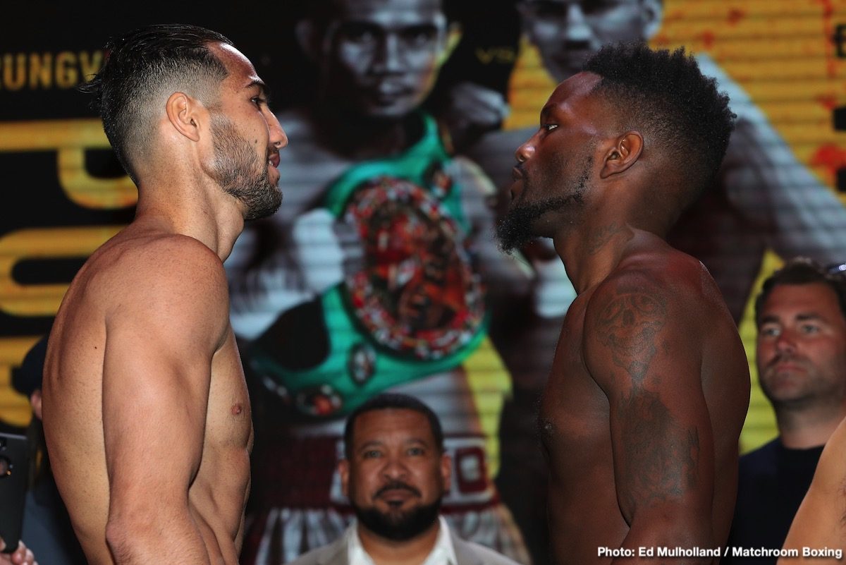 Boxing photo: Juan Francisco Estrada, Srisaket Sor Rungvisai image Rungvisai vs. Estrada II - Weigh In Results & Quotes