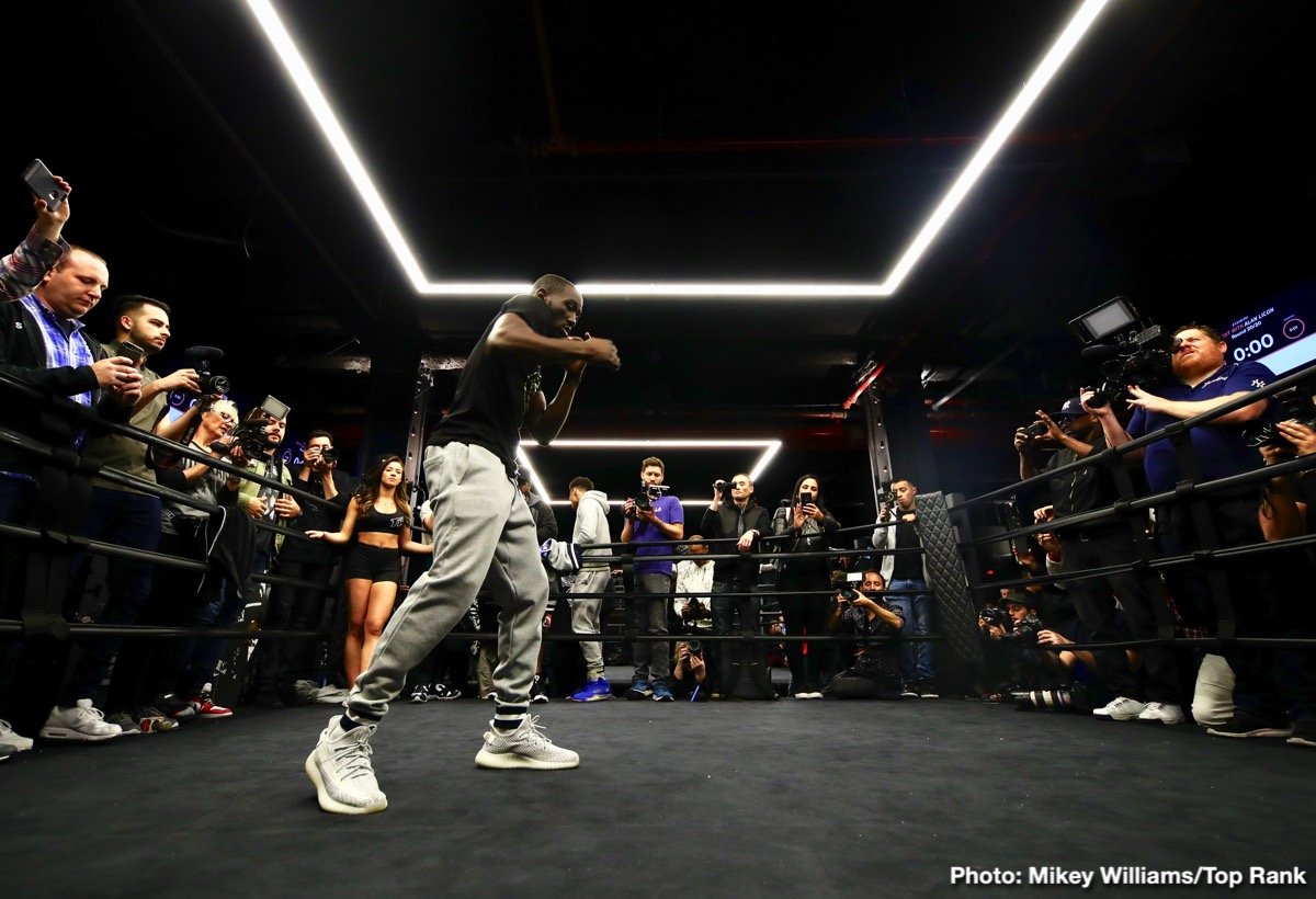 Amir Khan and Terence Crawford videos, notes & quotes for Saturday