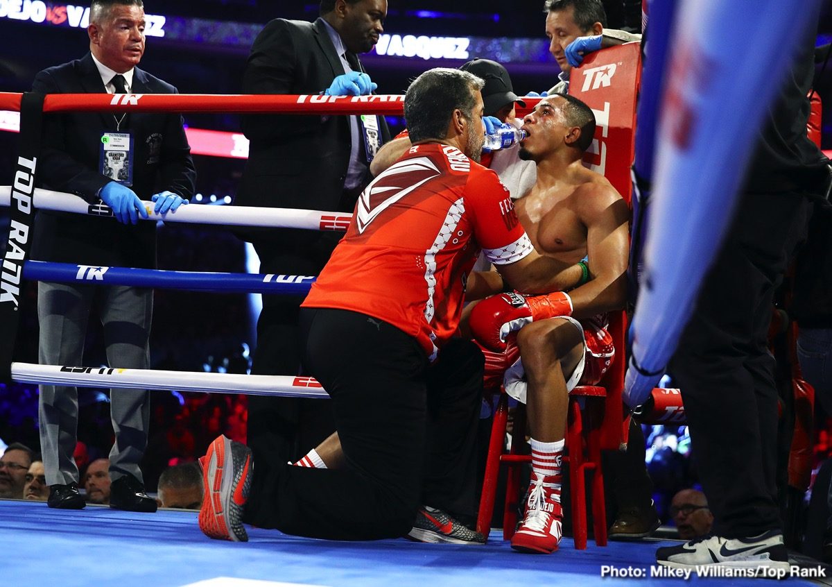 Photos: Crawford dominates Khan; Teofimo Lopez & Shakur Stevenson victorious