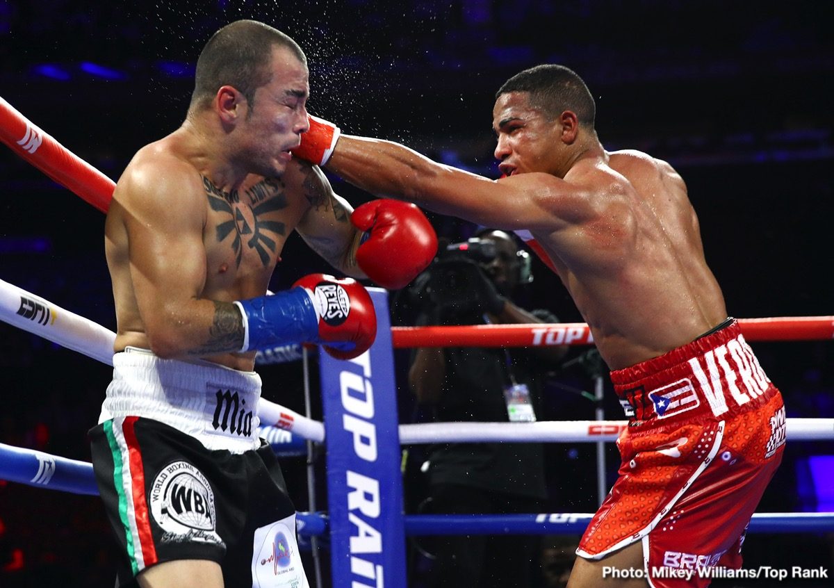 Photos: Crawford dominates Khan; Teofimo Lopez & Shakur Stevenson victorious