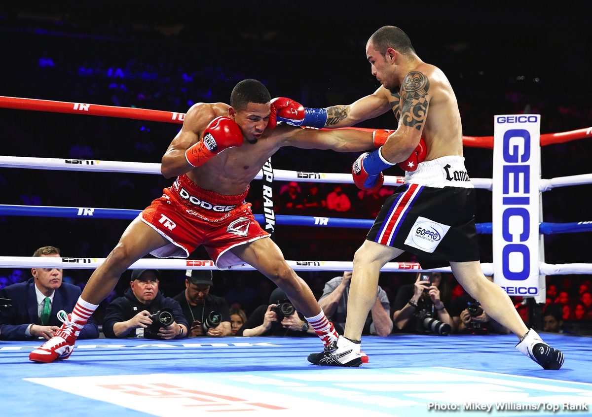 Photos: Crawford dominates Khan; Teofimo Lopez & Shakur Stevenson victorious