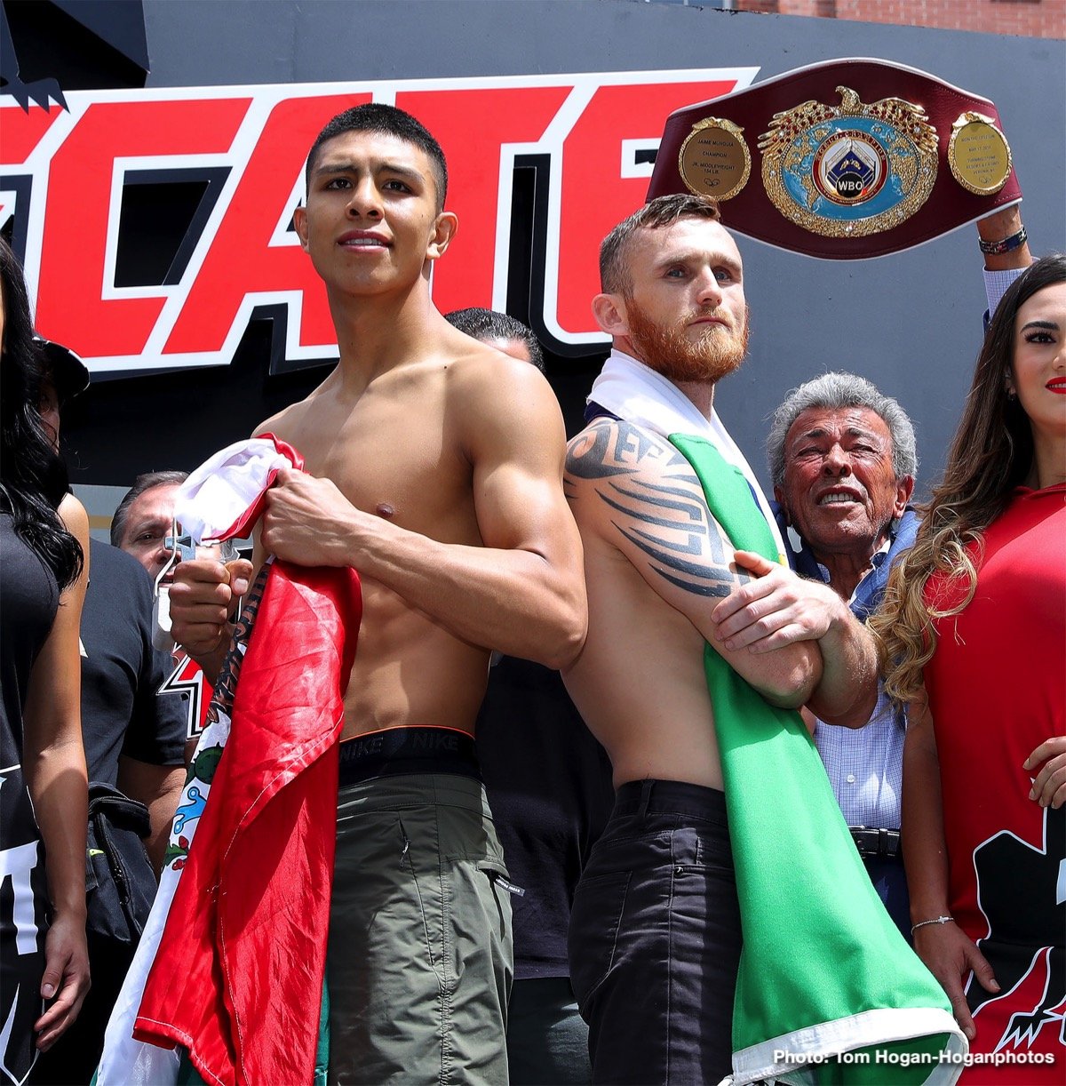 Munguia vs Hogan: DAZN Official Weights & Photos