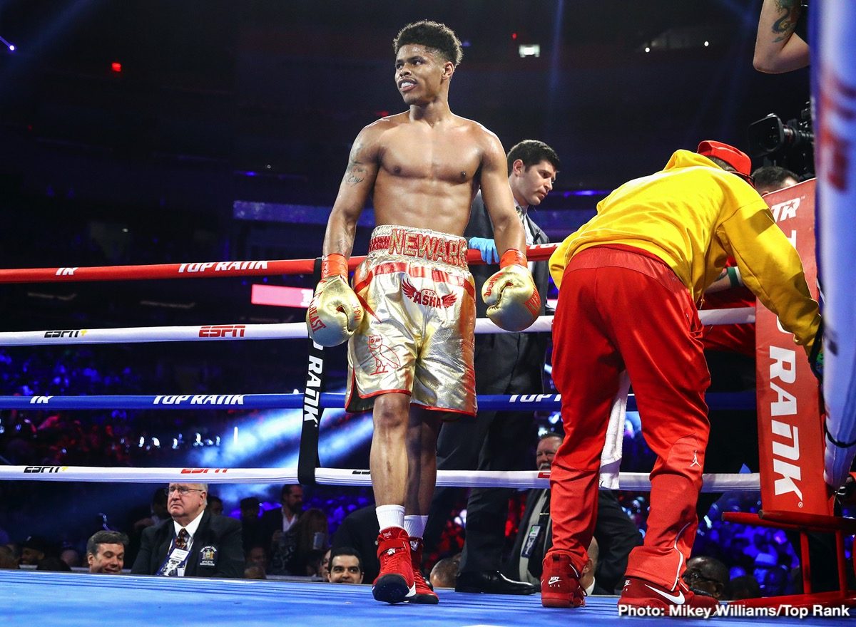Photos: Crawford dominates Khan; Teofimo Lopez & Shakur Stevenson victorious