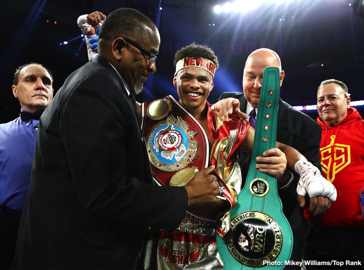 Photos: Crawford dominates Khan; Teofimo Lopez & Shakur Stevenson victorious