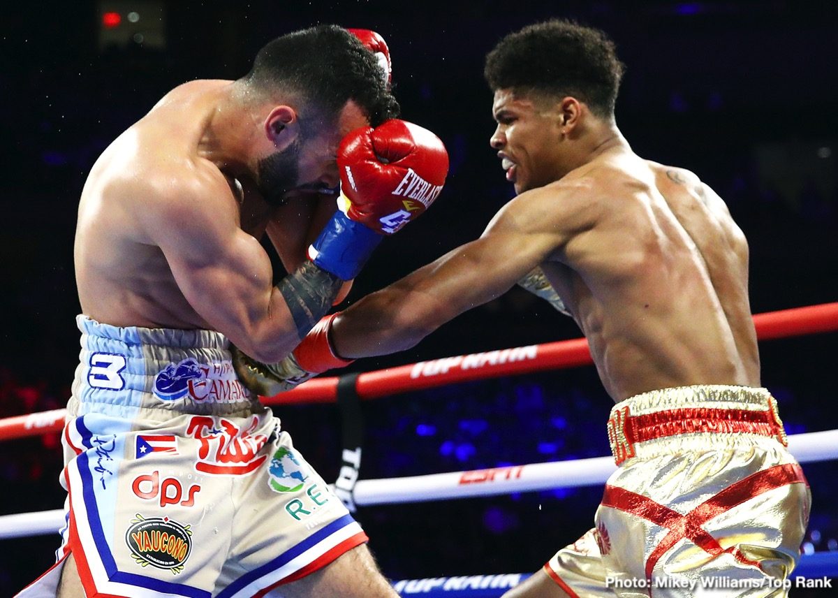 Photos: Crawford dominates Khan; Teofimo Lopez & Shakur Stevenson victorious