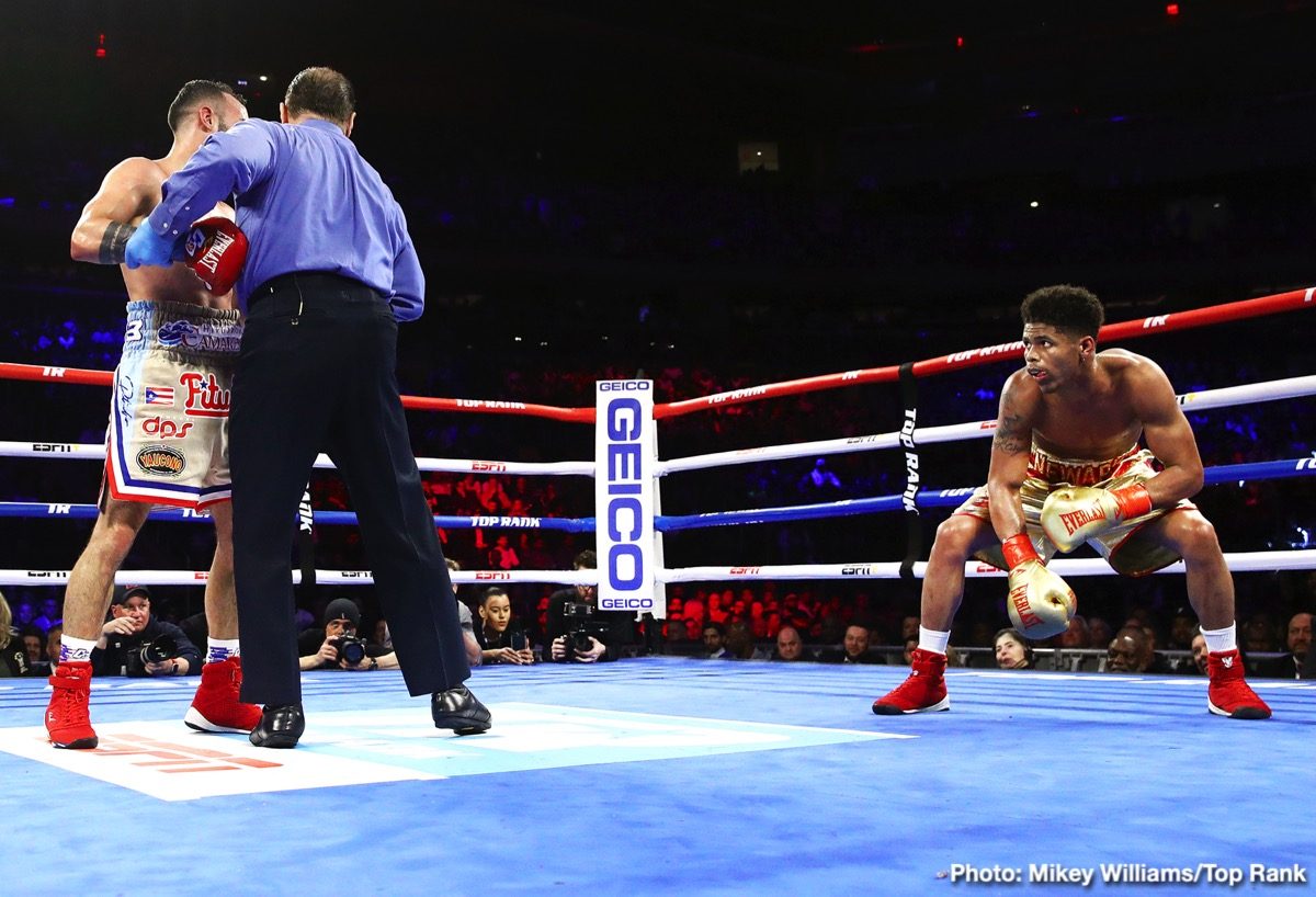 Photos: Crawford dominates Khan; Teofimo Lopez & Shakur Stevenson victorious