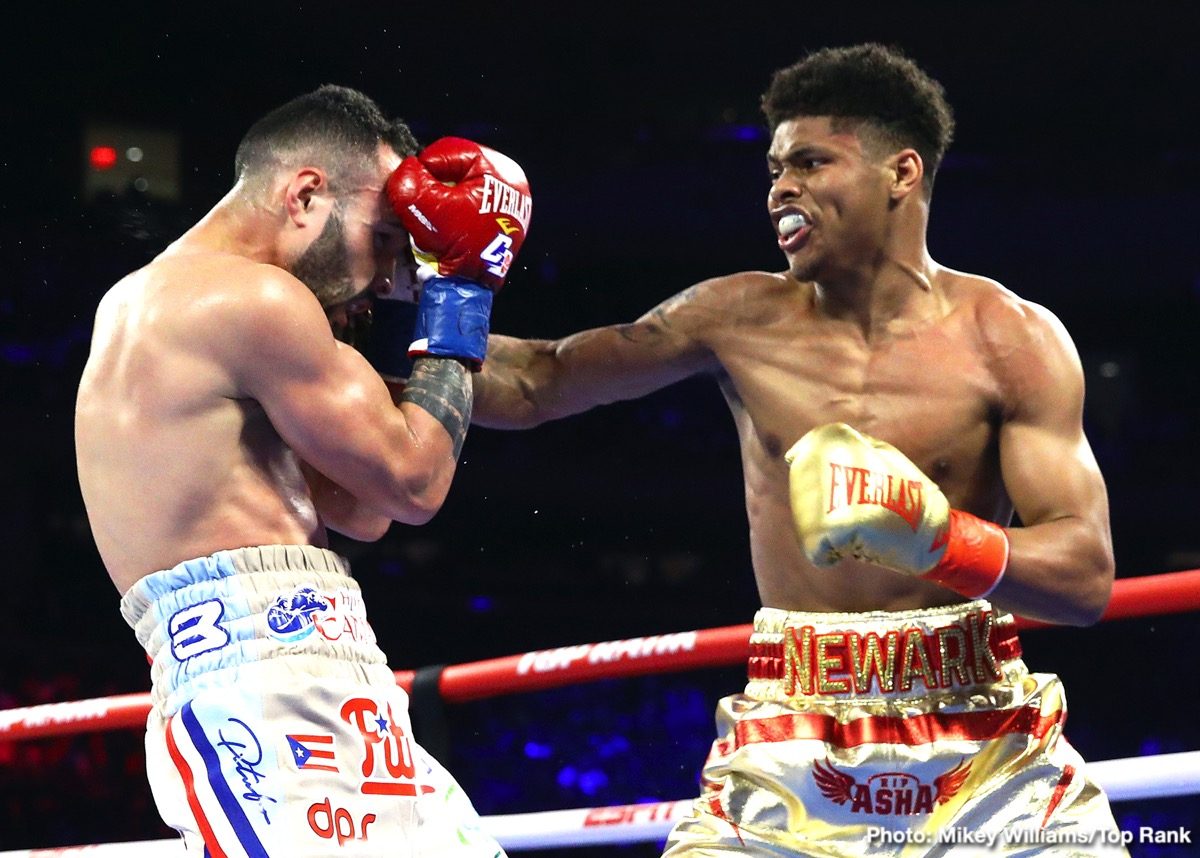 Photos: Crawford dominates Khan; Teofimo Lopez & Shakur Stevenson victorious