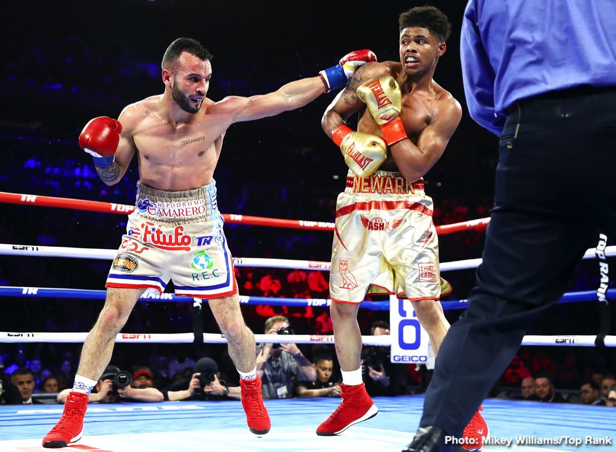 Photos: Crawford dominates Khan; Teofimo Lopez & Shakur Stevenson victorious