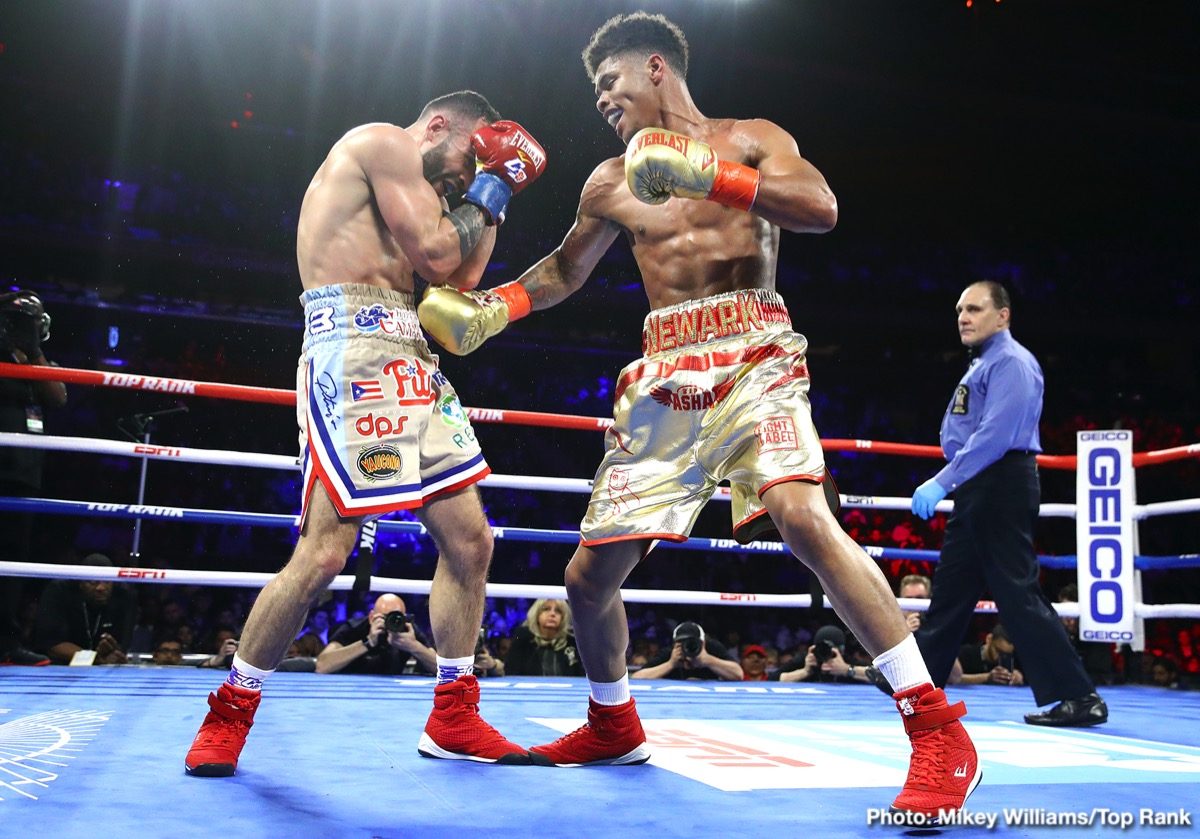Photos: Crawford dominates Khan; Teofimo Lopez & Shakur Stevenson victorious