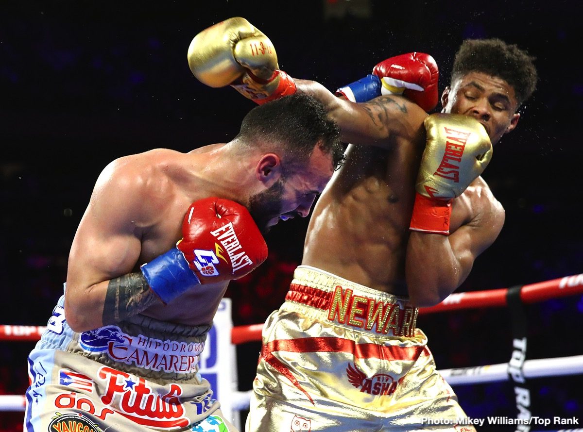 Photos: Crawford dominates Khan; Teofimo Lopez & Shakur Stevenson victorious