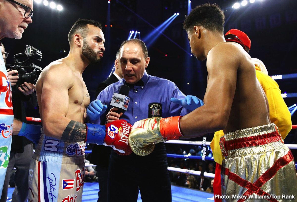 Photos: Crawford dominates Khan; Teofimo Lopez & Shakur Stevenson victorious