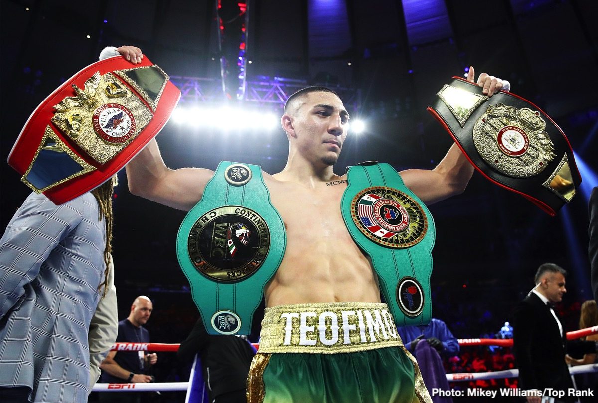 Photos: Crawford dominates Khan; Teofimo Lopez & Shakur Stevenson victorious