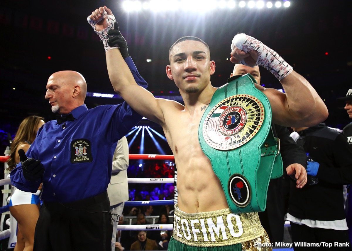 Photos: Crawford dominates Khan; Teofimo Lopez & Shakur Stevenson victorious