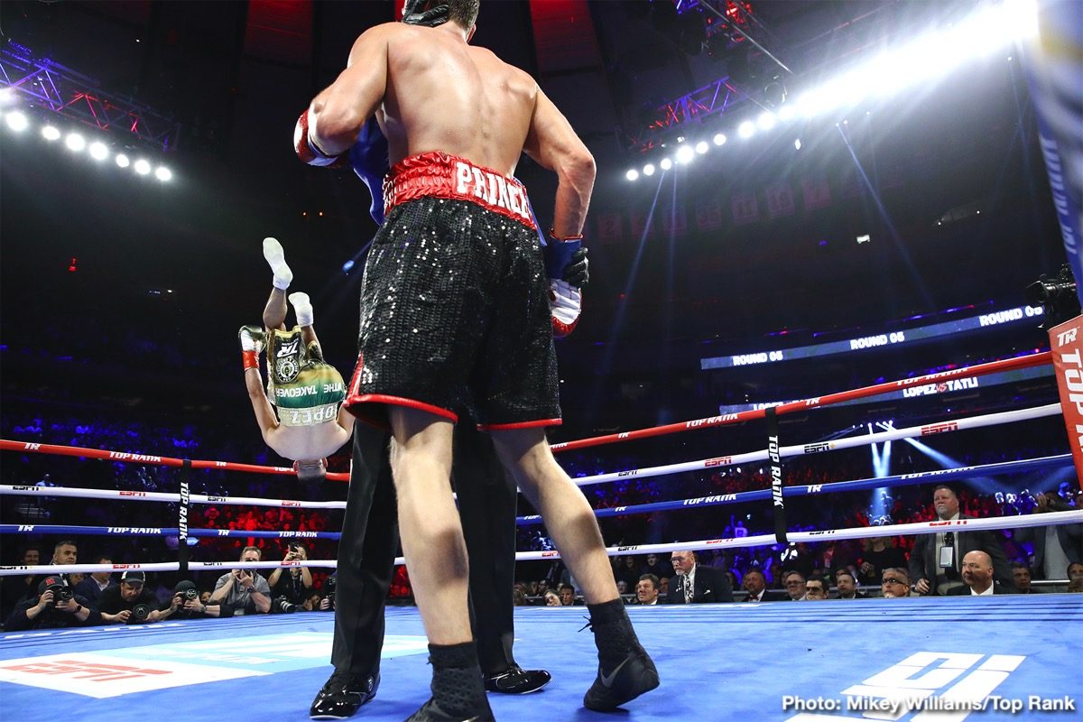 Photos: Crawford dominates Khan; Teofimo Lopez & Shakur Stevenson victorious
