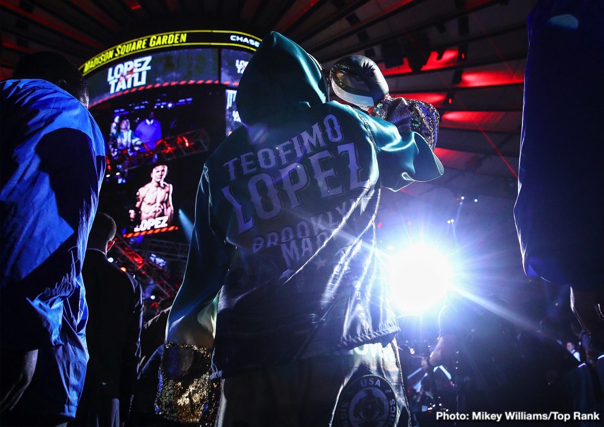 Photos: Crawford dominates Khan; Teofimo Lopez & Shakur Stevenson victorious
