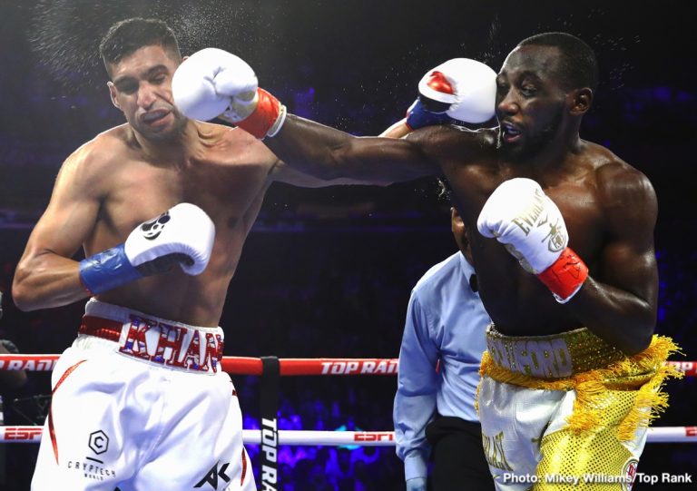 RESULTS: Terence Crawford stops Amir Khan