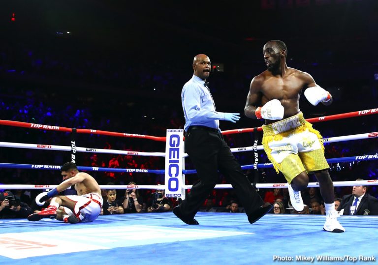 Photos: Crawford dominates Khan; Teofimo Lopez & Shakur Stevenson victorious