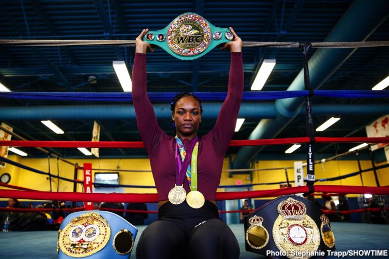 Claressa Shields faces Ivana Habazin on Oct.5