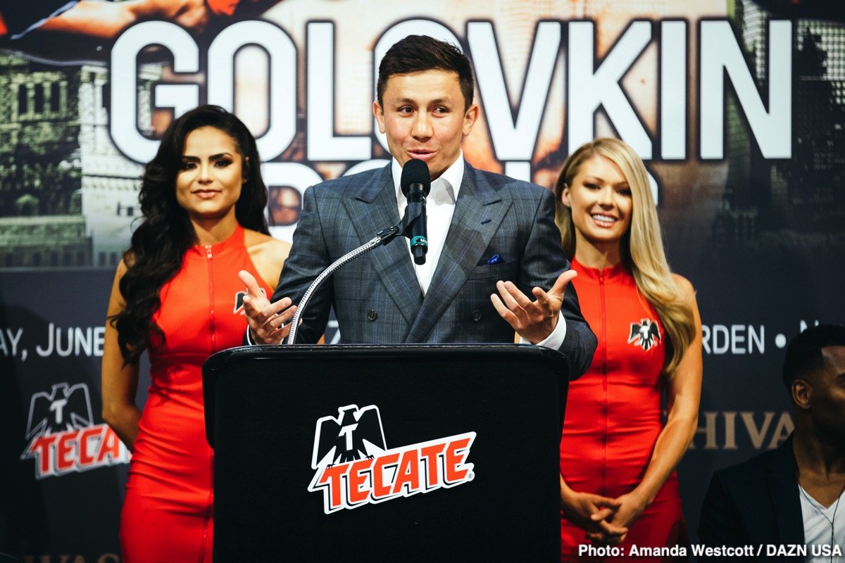 Gennady Golovkin vs Steve Rolls LA Notes & Quotes