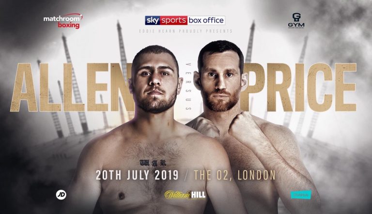 David Price-David Allen Added To Whyte/Rivas Card On July 20th