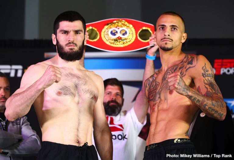 Weights: Beterbiev vs. Kalajdzic & Ancajas vs. Funai